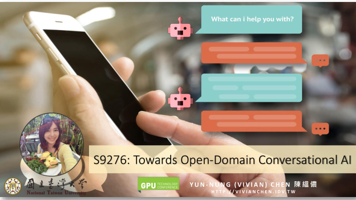 s9276 towards open domain conversational ai