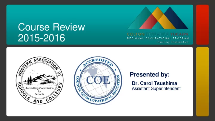course review