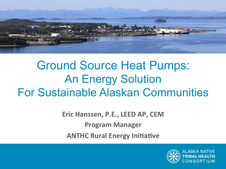 ground source heat pumps