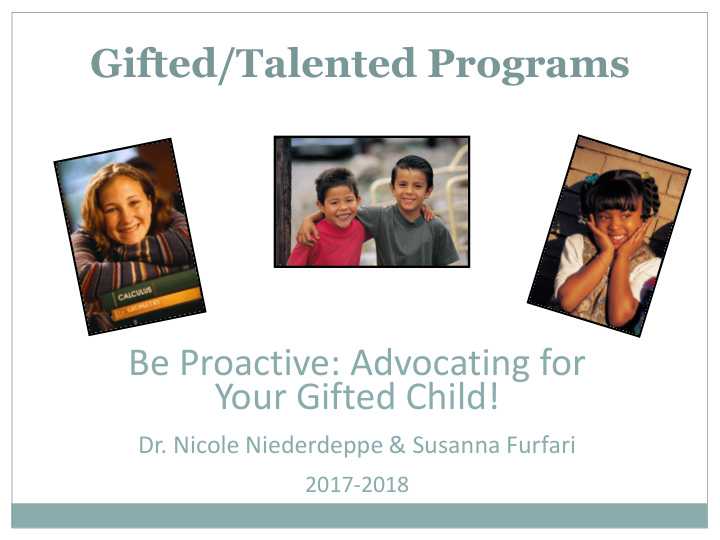 your gifted child