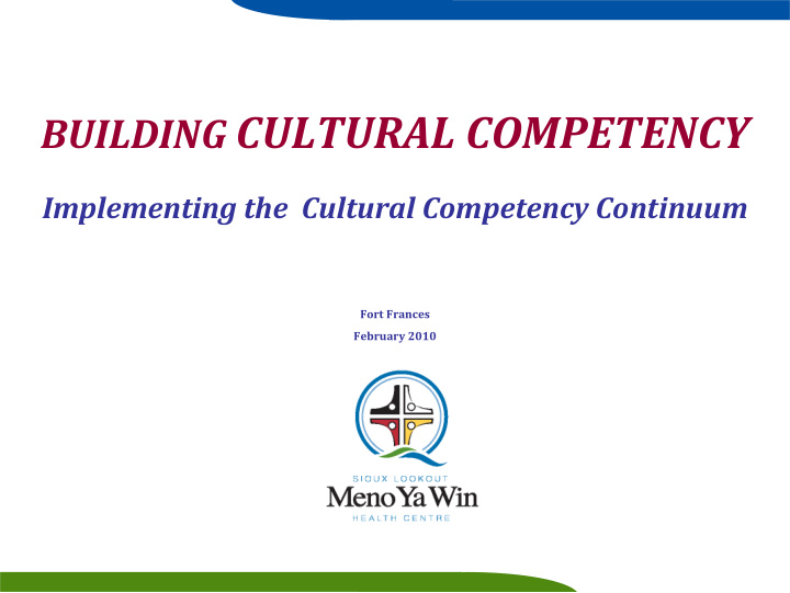 building cultural competency
