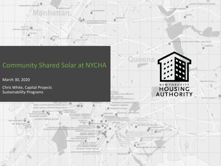 community shared solar at nycha