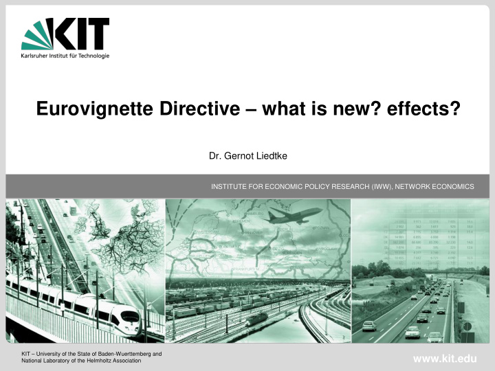 eurovignette directive what is new effects