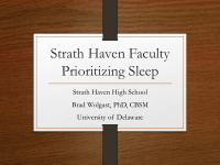 prioritizing sleep