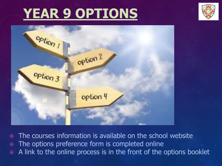 year 9 options