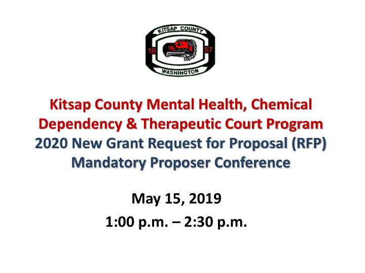 kitsap county mental health chemical dependency