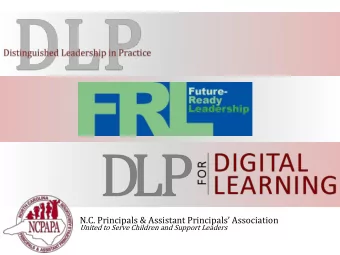 N.C. Principals &amp; Assistant Principals Association  United to Serve Children and Support