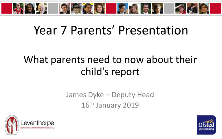 year 7 parents presentation