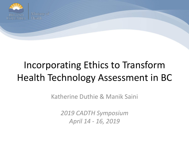 incorporating ethics to transform