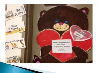 Nee  eeds  ds of the  e Childr  dren  en  Barbara  ra Friedri  drich,  ch, Principal  l  Veron