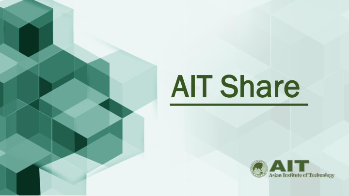 ait ait sha share re introduction and background