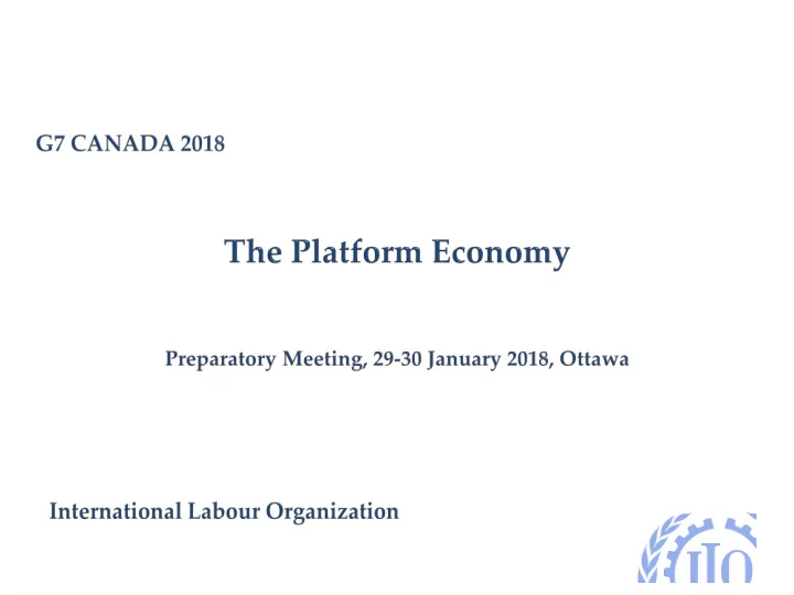 i what is the platform economy