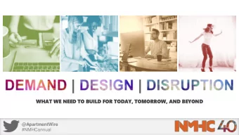 WHAT  WHAT WE NEED  WE NEED TO  TO BUIL  BUILD  D FOR  FOR TODAY,  TODAY, TOMOR  TOMORRO  ROW,  W,