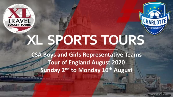 xl sports tours