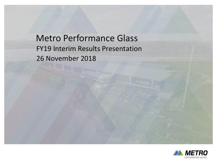 metro performance glass