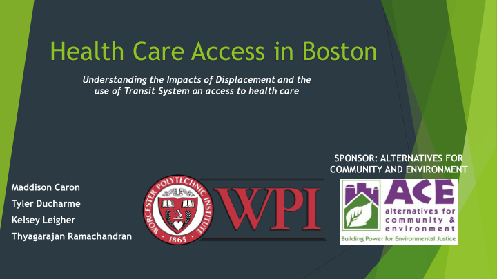 health care access in boston
