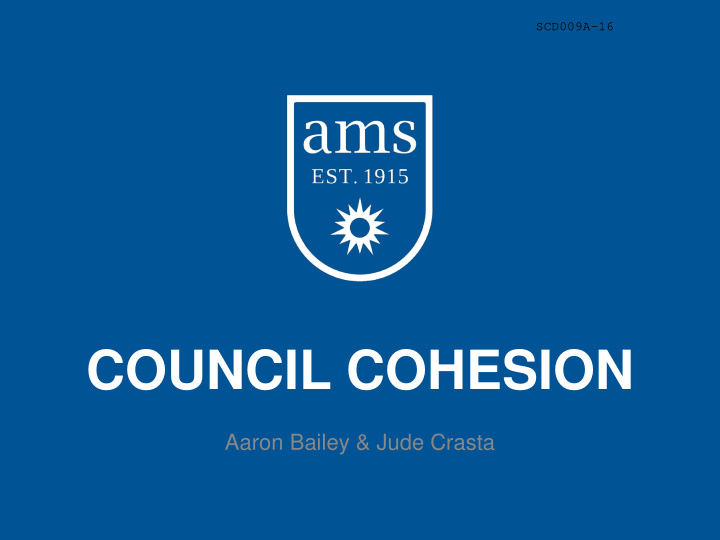 council cohesion