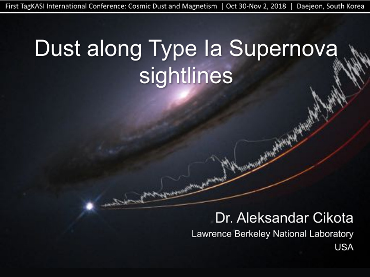 dust along type ia supernova sightlines
