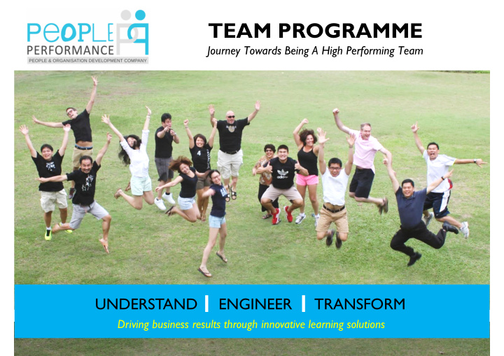 team programme