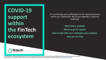 support  within our community. Weve put together a resource  outlining:  within  What help is