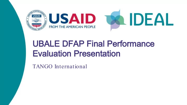 ubale dfap final performance ubale dfap final performance