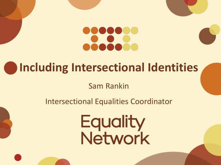 including intersectional identities