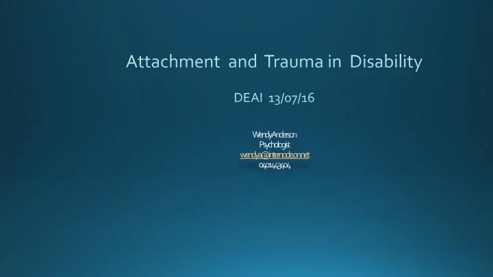 w e n d y a i n t e r n o d e o n n e t attachment