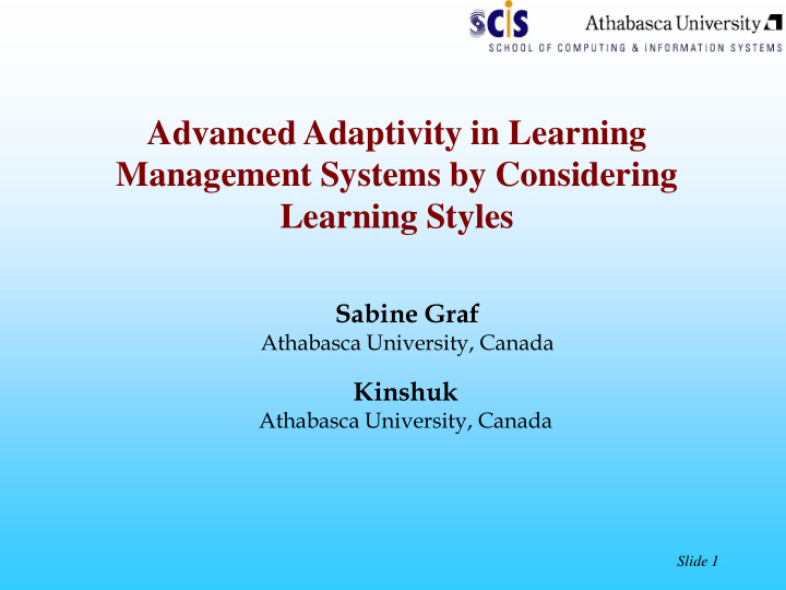 advanced adaptivity in learning management systems by