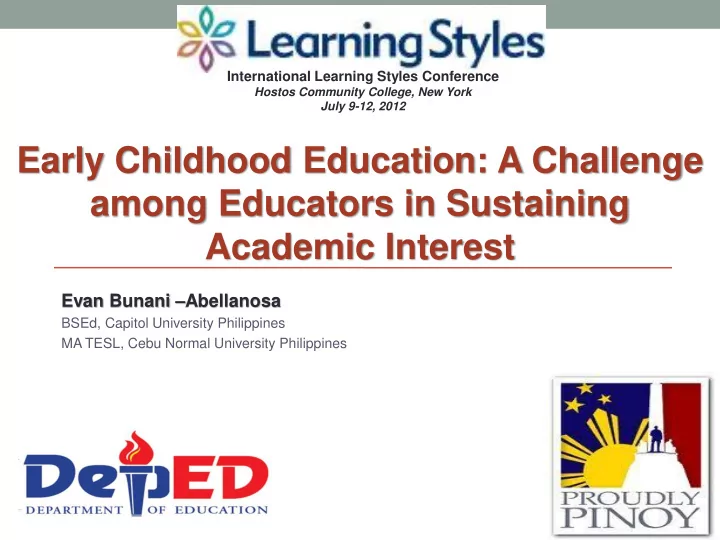 among educators in sustaining