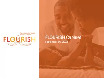 FLOURISH  OURISH Cab  abine  inet  Septemb  ember  er 10, 2015  Gu  Guid  idelines  elines for  or