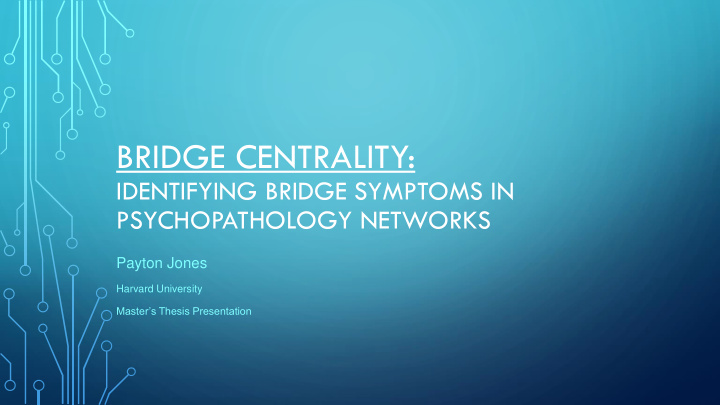 bridge centrality