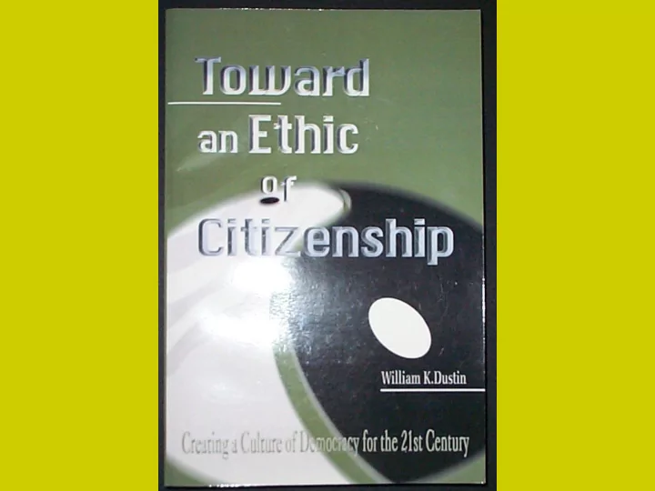 a government of the people by the people and for