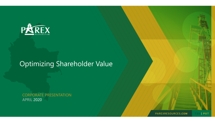 optimizing shareholder value