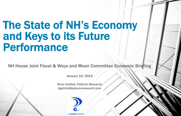 the state of nh s economy and keys to its future