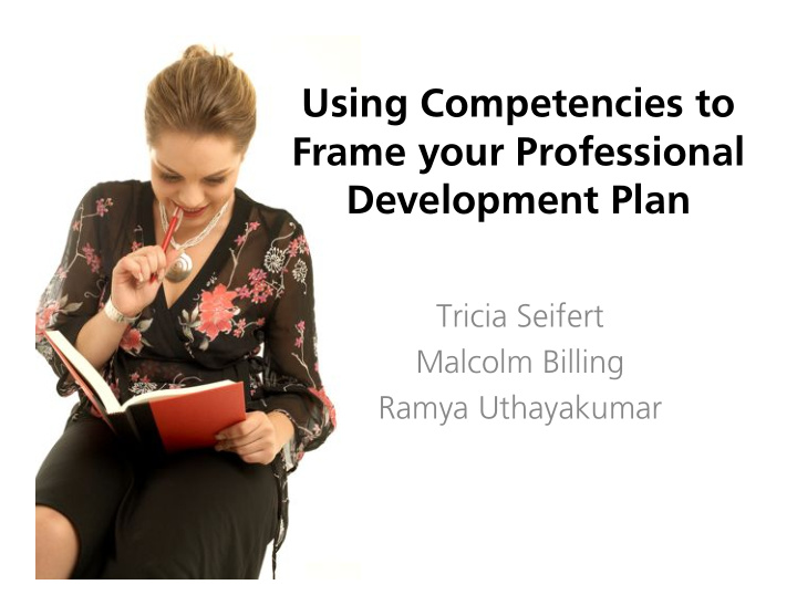 using competencies to frame your professional development