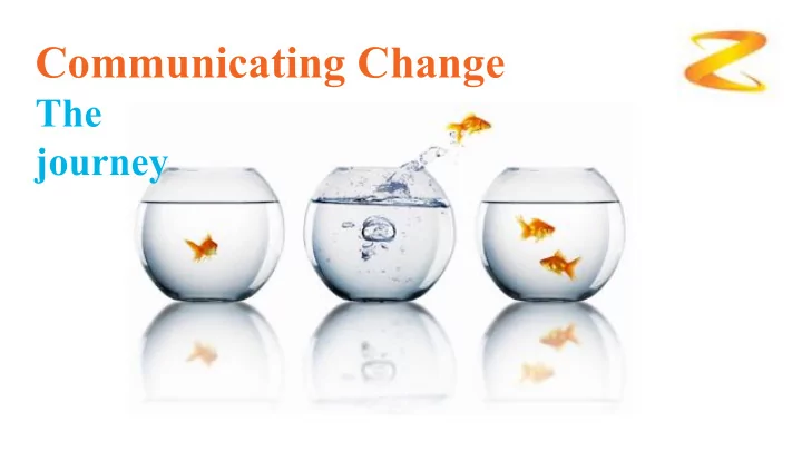 communicating change