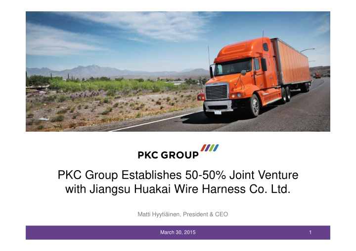 pkc group establishes 50 50 joint venture with jiangsu