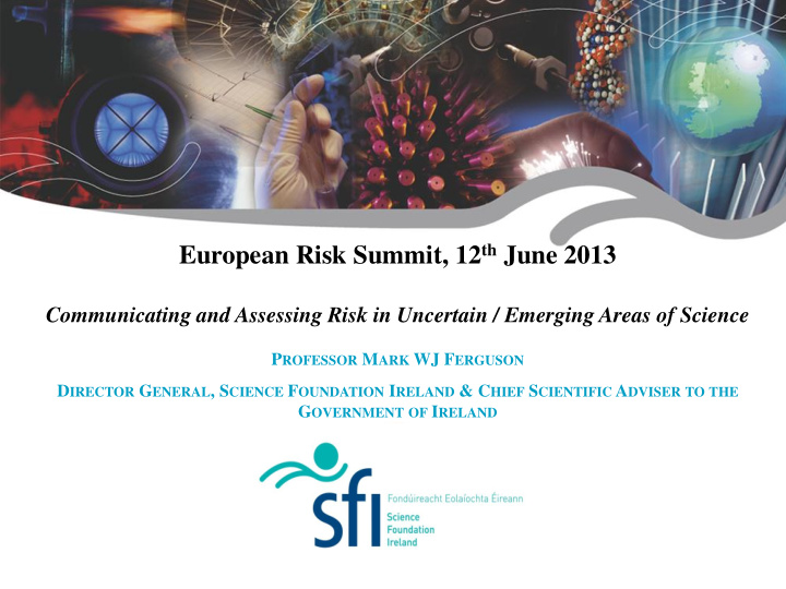 european risk summit 12 th june 2013