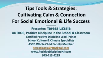 Todays Focus  Developing Brain, Connection  Self-Regulation, &amp;  INTERNAL CLIMATE  Mind The Gap: