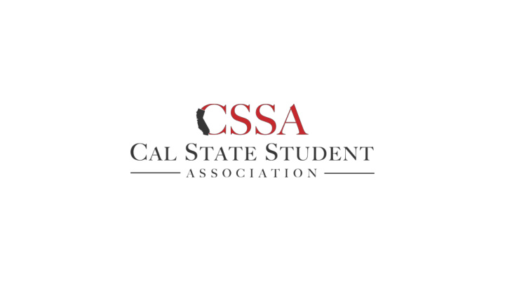 cal state systemwide budget advocacy