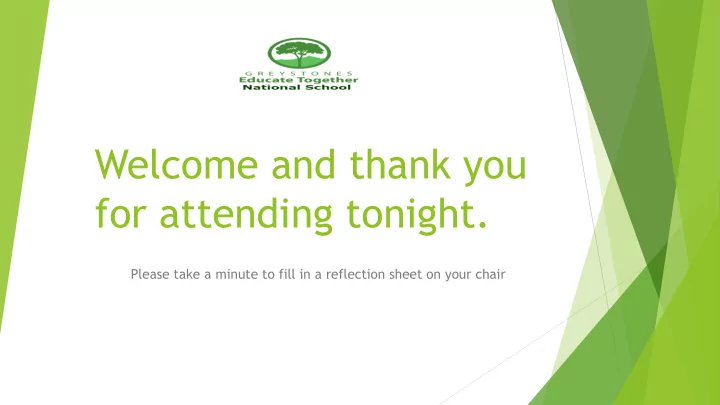 for attending tonight