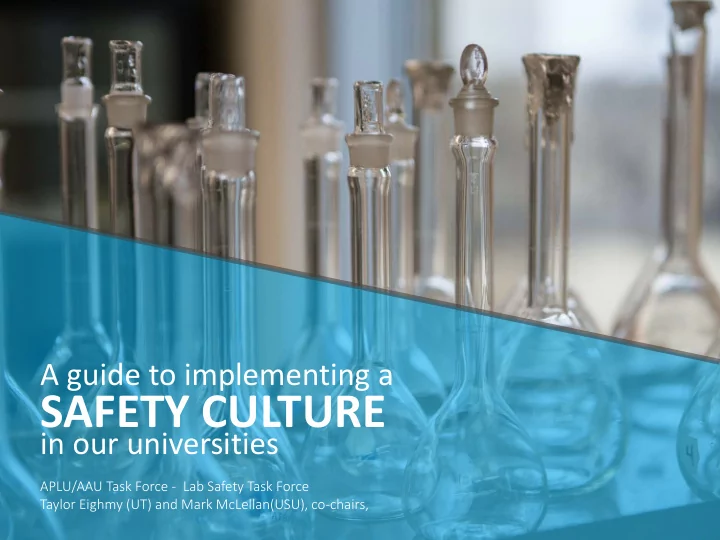safety culture