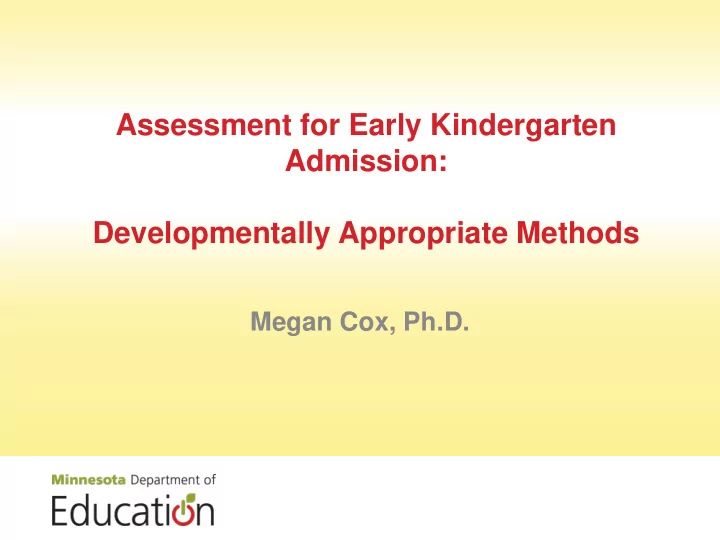 admission