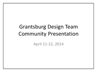Community Presentation  April 11-12, 2014  Table of Contents  1. Natural Resources  2. Branding  3.