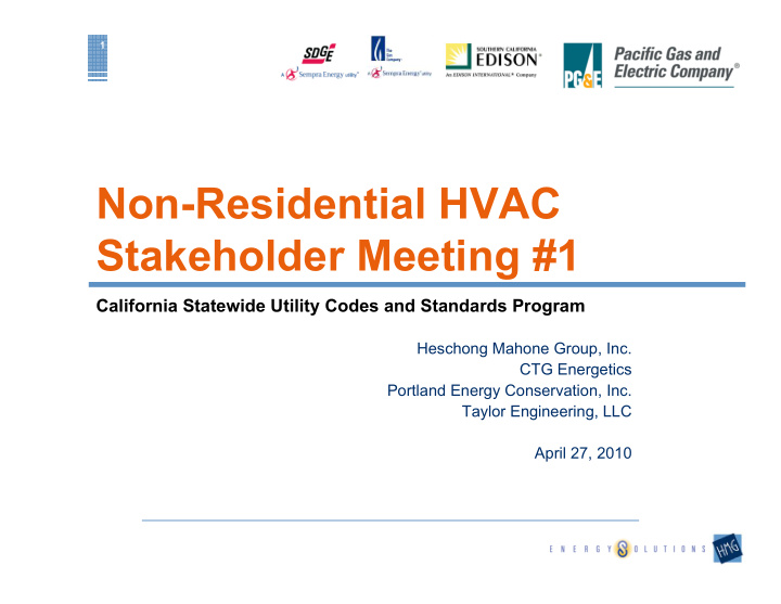 non residential hvac stakeholder meeting 1