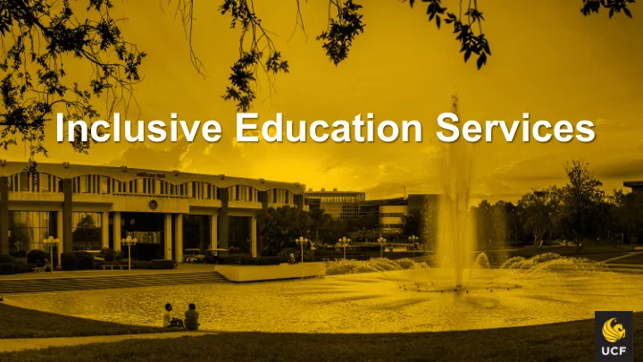 inclusive education services intended outcomes
