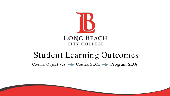 student learning outcomes