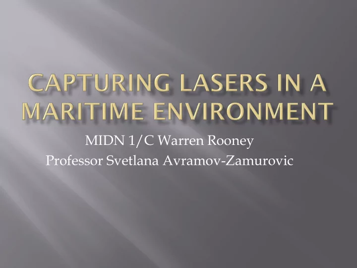 midn 1 c warren rooney professor svetlana avramov