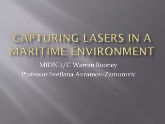 MIDN 1/C Warren Rooney  Professor Svetlana Avramov-Zamurovic  Find the beam from 1 camera