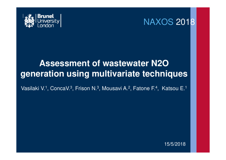 naxos 2018 assessment of wastewater n2o generation using